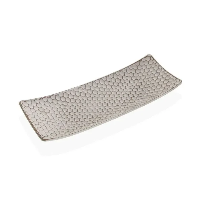 Centro de mesa versa blanco 13 x 3 x 34 cm