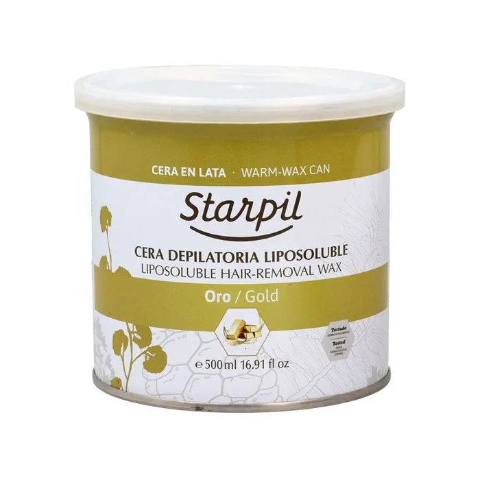 Cera depilatoria corporal starpil dorado (500 ml)