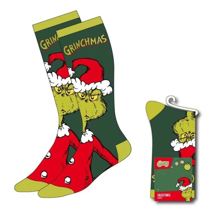 CERDÁ LIFE’S LITTLE MOMENTS, 1 Calcetin The Grinch, 38/45 Unisex adulto
