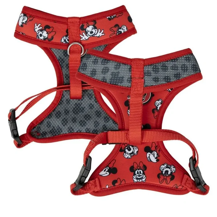 CERDÁ LIFE’S LITTLE MOMENTS | Arnés Perros Minnie Diseño Exclusivo, Cómodo y Ajustable – Arnés Perro Minnie Ideal Paseos y Entrenamiento, Material Resistente y Transpirable (Minnie Mouse, S-M)