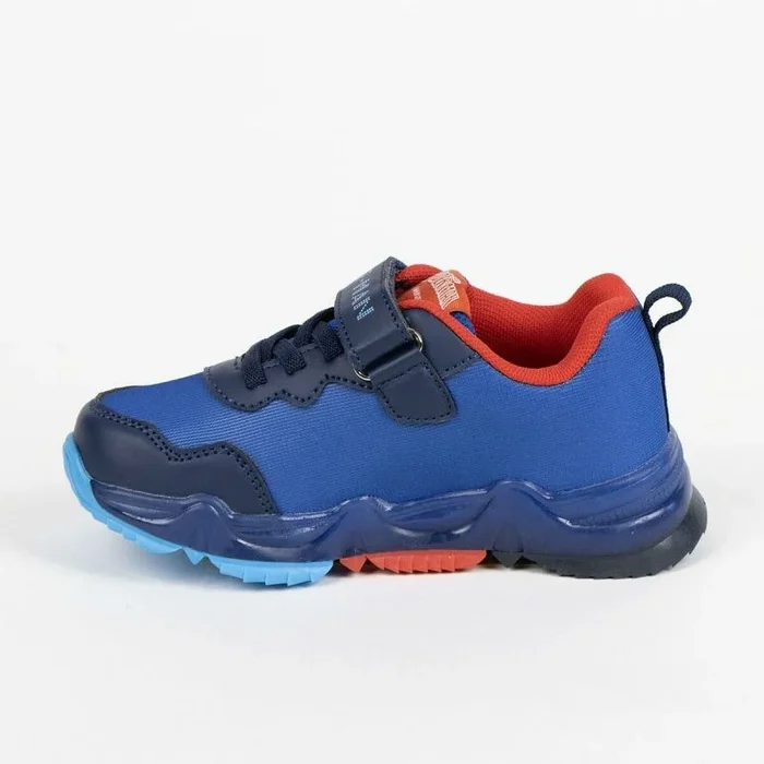 CERDÁ LIFE’S LITTLE MOMENTS Deportiva Niños con Luces LED Interactivas Spiderman Suela TPR, Zapatillas, Azul, 26 EU