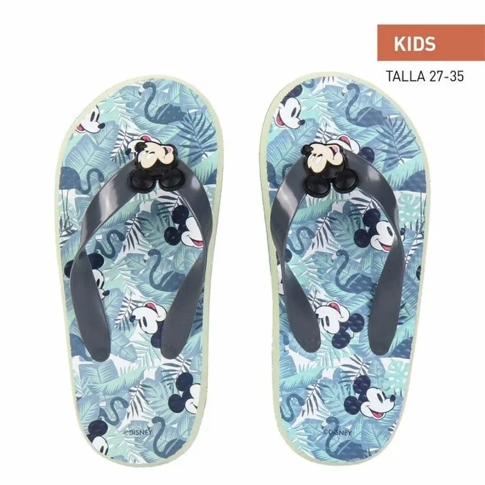 CERDÁ LIFE’S LITTLE MOMENTS Infantil para Niño Estampada con Mickey Primera Calidad | Chanclas de Verano Suela de Goma EVA, Verde Claro, 29 EU