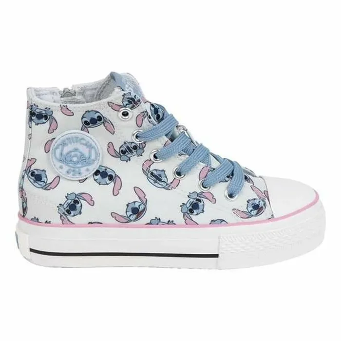 CERDÁ LIFE’S LITTLE MOMENTS Loneta Altas – Zapatillas Stitch 8-14 Años Diseño Moderno y Cómodo, Light Blue, 31 EU