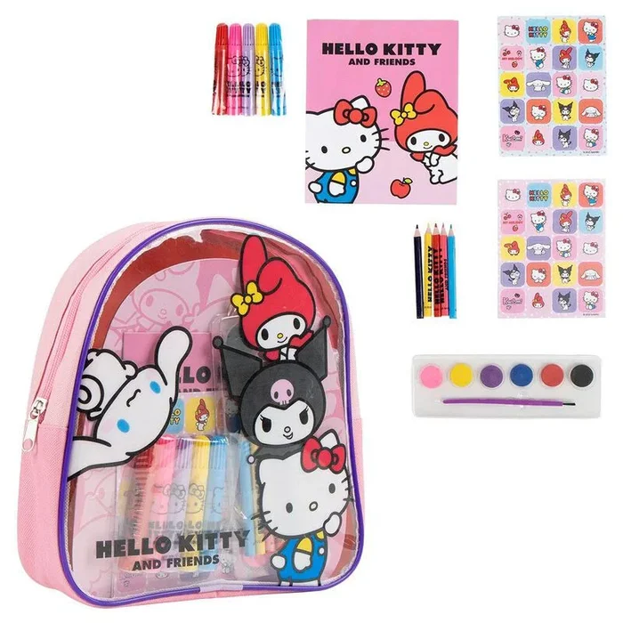 CERDÁ LIFE’S LITTLE MOMENTS Set de papelería coloreable con Mochila Hello Kitty