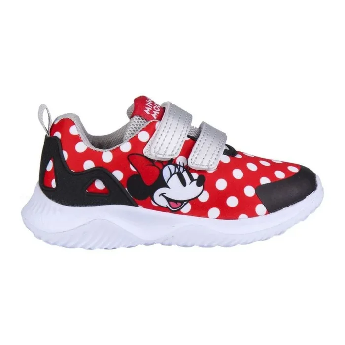 CERDÁ LIFE’S LITTLE MOMENTS Zapatillas de Verano con Velcro de Minnie Mouse para Facilitar Ponerselas Muy Ligeras, Rojo, 33 EU