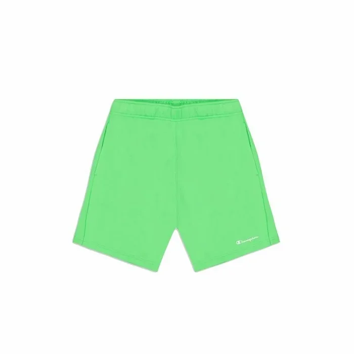 Champion Legacy Authentic Pants Powerblend Terry Small Logo Bermuda Pantalones Cortos, Verde Claro, M Hombre