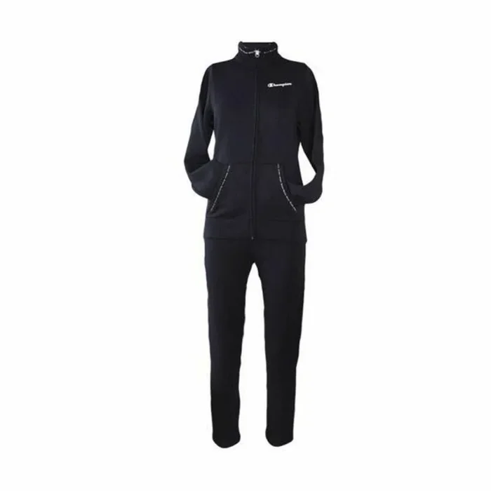 Champion Sweatsuits Heritage Straight Hem Mono, Negro, M para Mujer