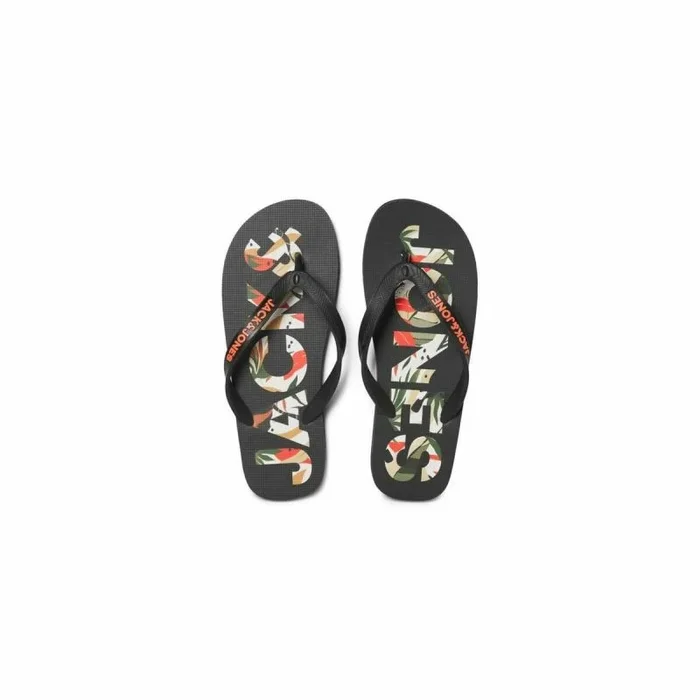 Chanclas para Hombre Jack & Jones FWLOGO PALM PRINT 12230642 Negro 42-43