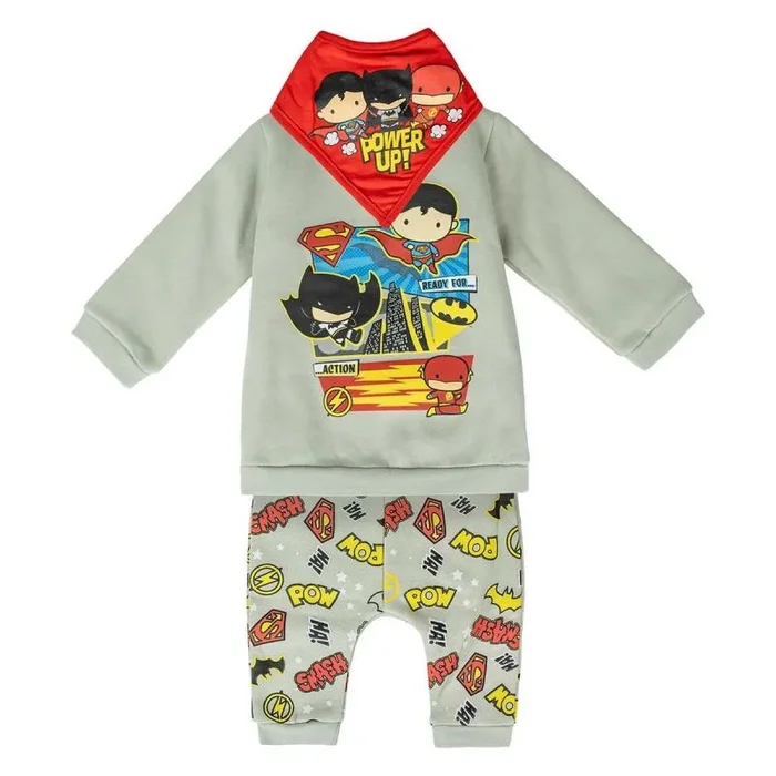 Chándal para Bebé Justice League Gris 18-24 Meses