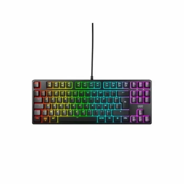 CHERRY K4V2 TKL teclado Juego USB AZERTY Francés Negro