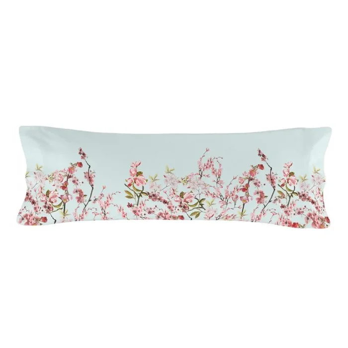 Chinoiserie Funda Almohada Multicolor, 45×110 cm (Cama 90/180/200), 100% Algodón, Calidad de 150