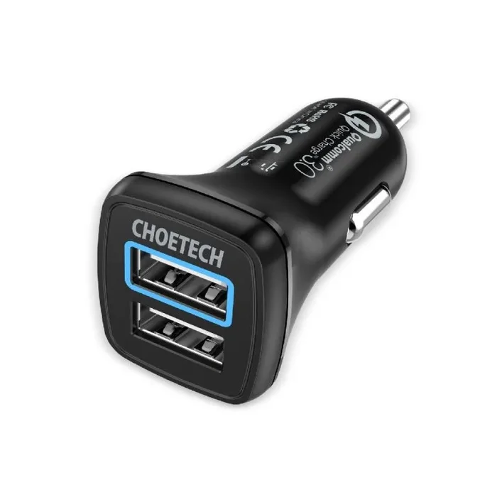 Choetech car charger 2xusb 30w c0051