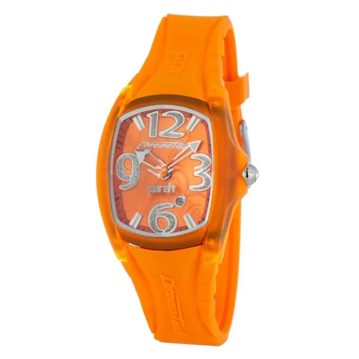 Chronotech Reloj Mujer Analogico Cuarzo con Correa de Caucho CT7134L-08