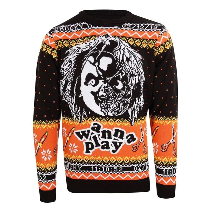 Chucky sweatshirt christmas jumper childs play talla s