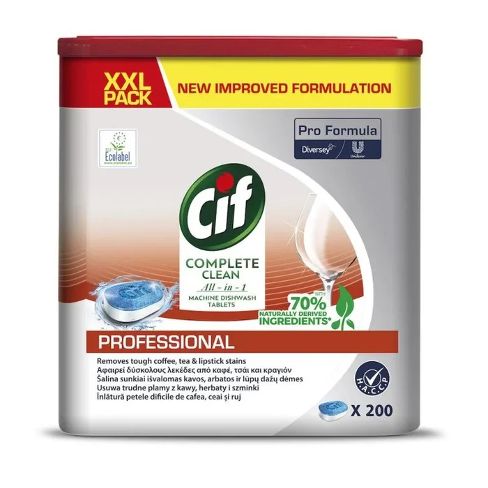 Cif pro all in one tabletki do zmywarki 1x200szt