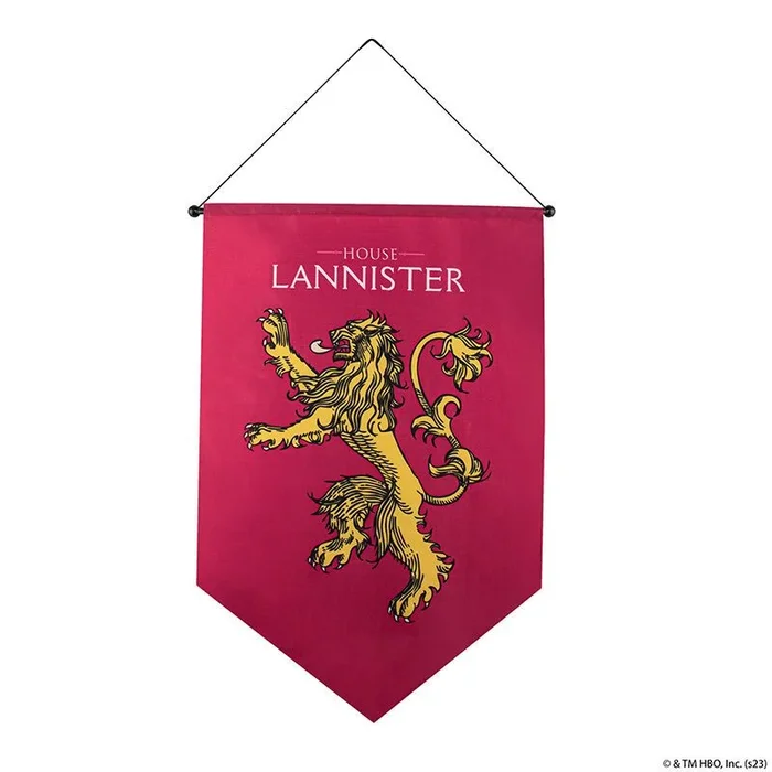 Cinereplicas Game of Thrones – Lannister banderola de pared 100 * 55cm – Licencia Oficial