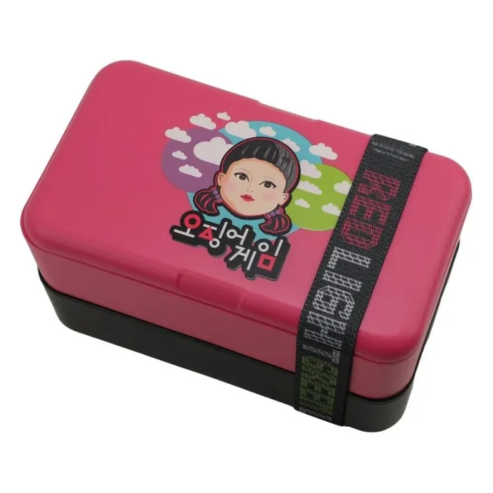 Cinereplicas Squid Game – Caja Bento Squid Game – 18 * 10 * 10.5 cm – Licencia Oficial