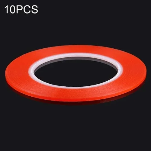 Cintas Adhesivas 3M Doble Cara 3mm x 25m (Rojo)