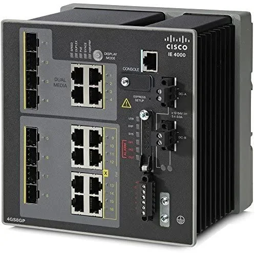 Cisco Industrial Ethernet 4000 L2 Gigabit Ethernet (10/100/1000) Energía sobre Ethernet (PoE)