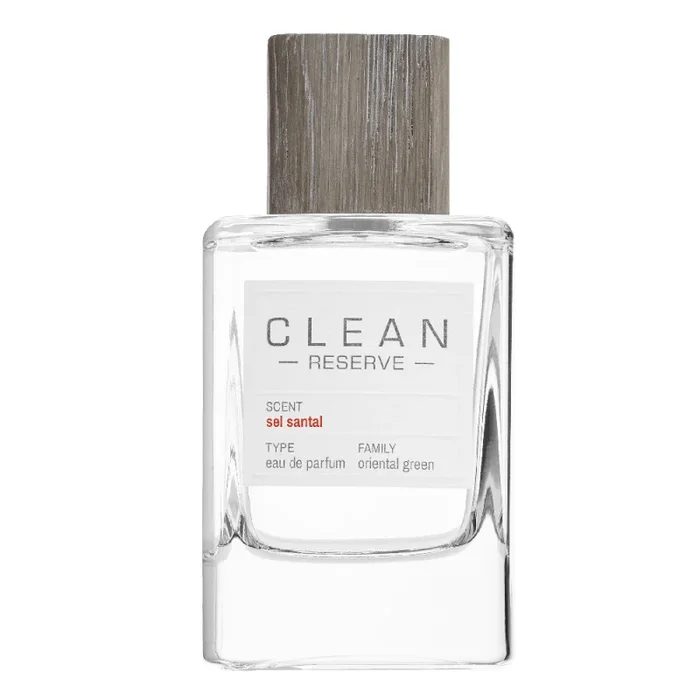 Clean Reserve Sel Santal Eau De Parfum Spray 100 ml para Mujeres, fragancia sofisticada y duradera, aplicación en puntos de pulso, no aplicar sobre ropa