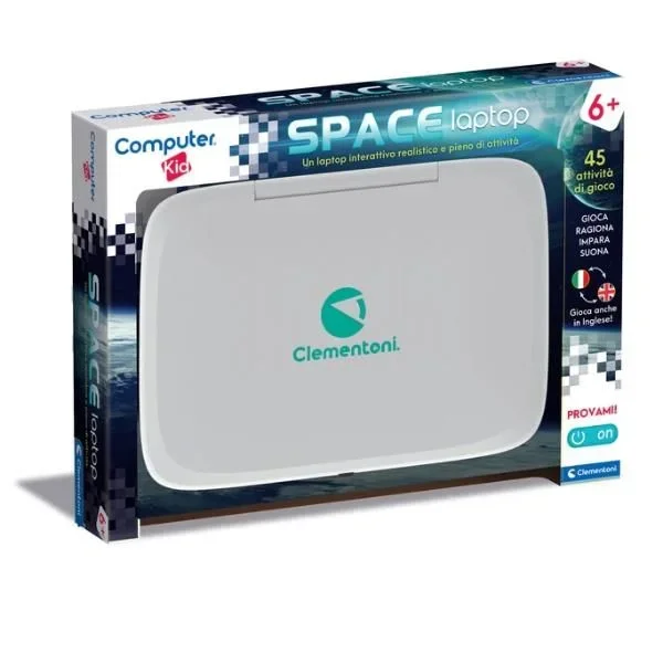 Clementoni Clemmy Space Laptop Ordenador portátil para niños