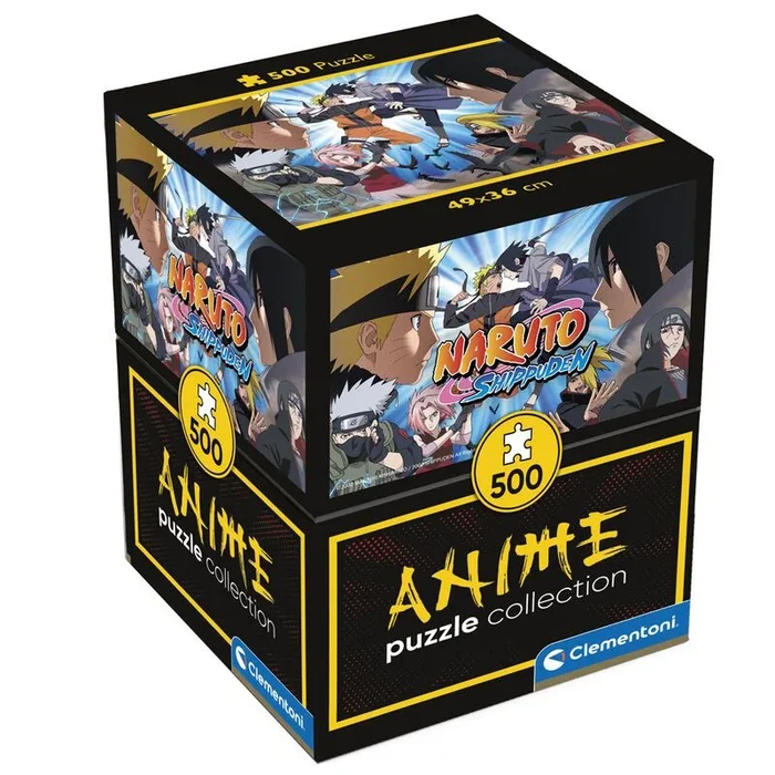 Clementoni Naruto Anime-Puzzle De 500 Piezas, Rompecabezas Adultos, Entretenimento, 35517, Multicolor