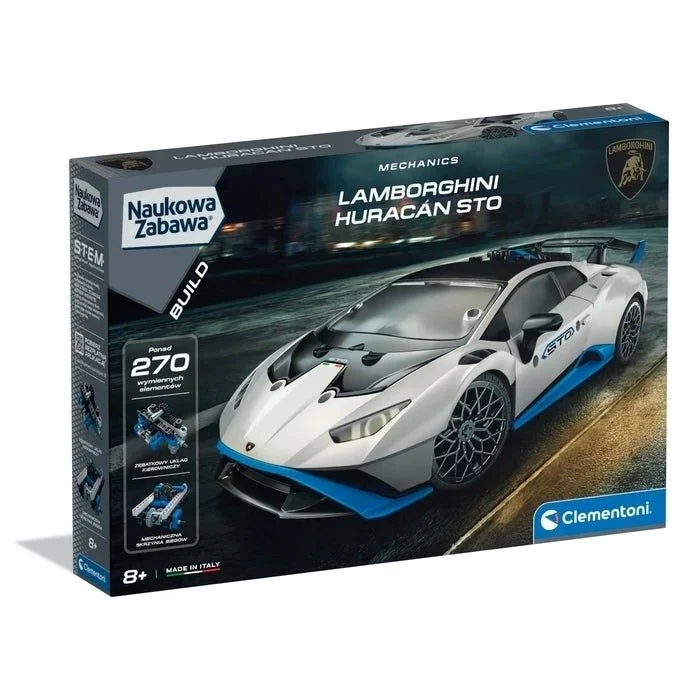 Clementoni naukowa zabawa – laboratorium mechaniki: lamborghini huracan sto