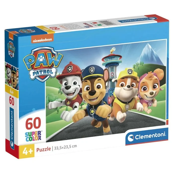 Clementoni Supercolor Paw Patrol Puzzle rompecabezas 60 pieza(s) Dibujos