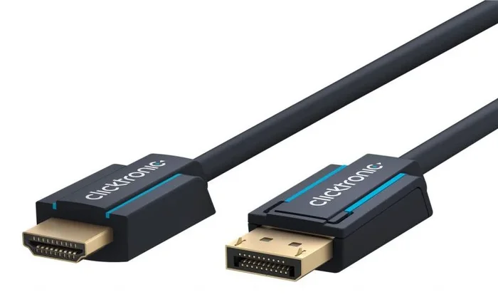 ClickTronic 44923 cable HDMI 1 m DisplayPort HDMI tipo A (Estándar) Negro