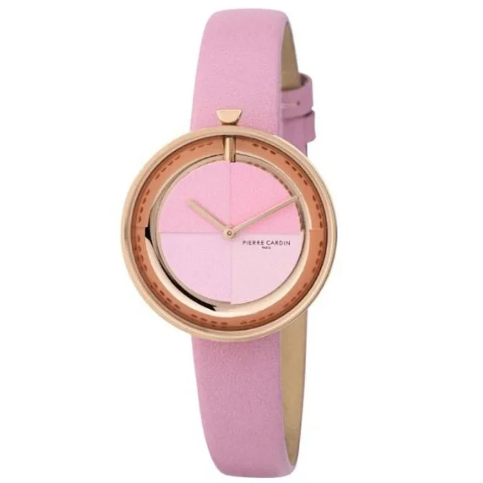 CMA.0004 PIERRE CARDIN Reloj para mujer, rosa, correa, rosa, Correa