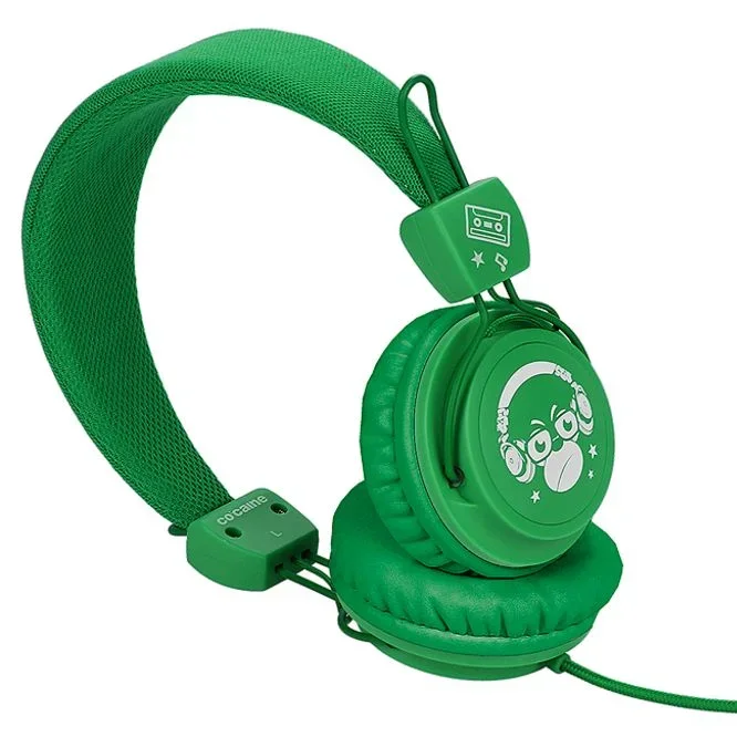 Co:Caine City Beat Auriculares Alámbrico Diadema Verde