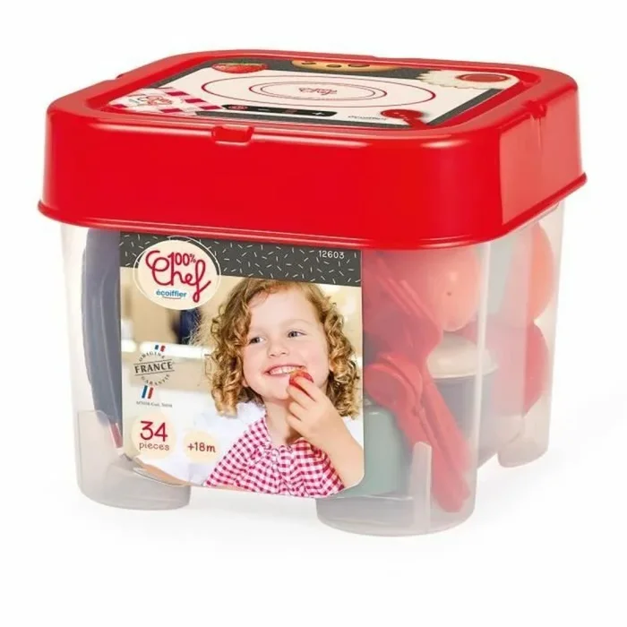Cocina de juguete ecoiffier 34 piezas