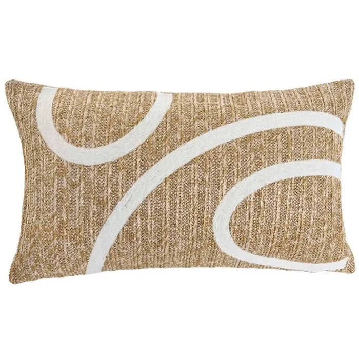 Cojín home esprit natural 50 x 15 x 30 cm