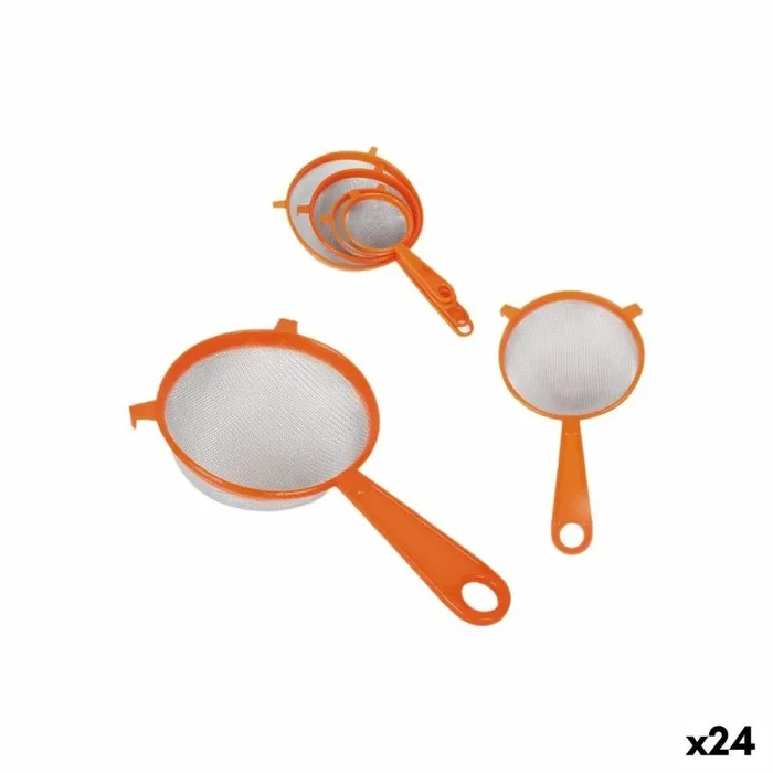 Colador quttin aluminio plástico 12 cm (24 unidades)