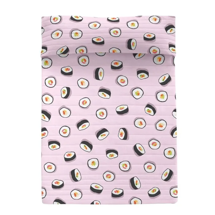 Colcha happyfriday aware multicolor sushi 260 x 260 cm