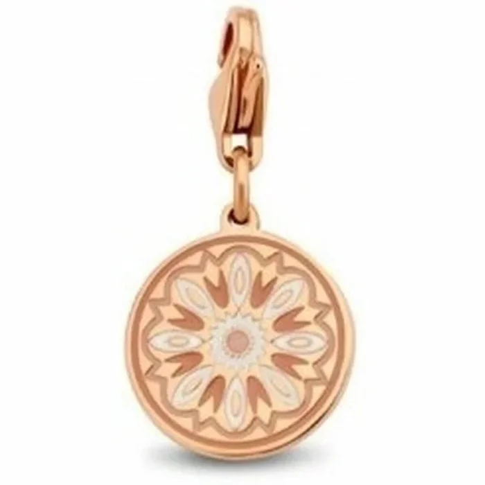 Colección CO88 Charm CO88 de acero flor con esmalte 15 mm IPR, Piedra