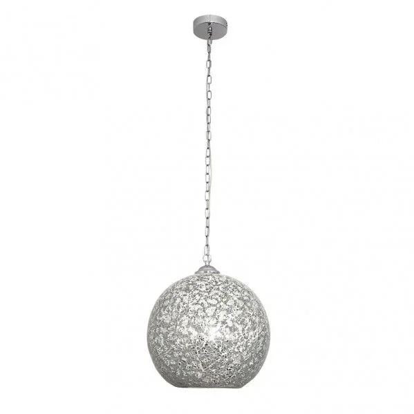 Colgante MOSAICO color en cromo modelo Tenor Regulable FABRILAMP