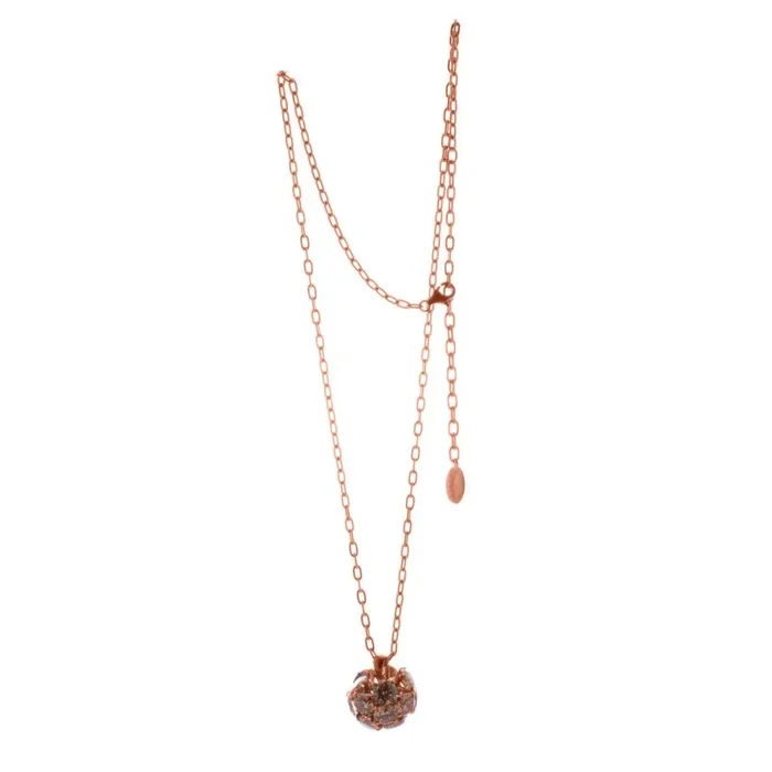 Collar de mujer de plata de ley de la marca Folli Follie, color rosado, 40 centímetros (referencia: 3N0S012RS)