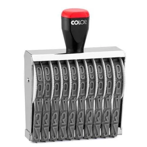 Colop sello 18010 numerador manual 18mm 10 bandas