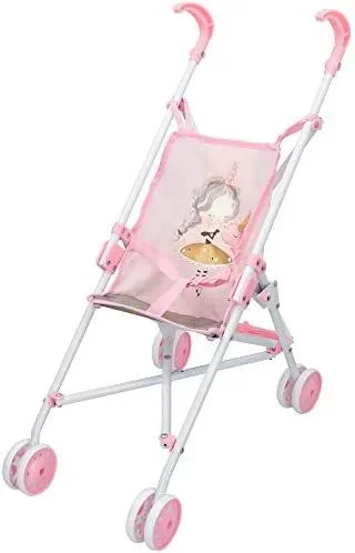 COLORBABY – Sillita de Paseo para muñecas, A Partir de 3 años, de Juguete, 56 cm Altura, Ligera y Plegable Sistema Tijera (44922)