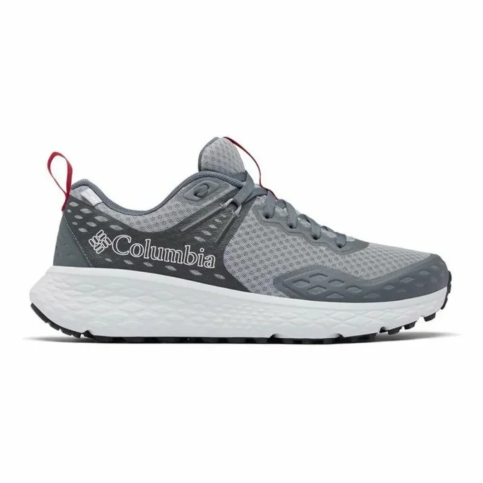 Columbia Men’s Konos TRS Outdry, Waterproof Low Rise Trekking and Hiking Shoes, Monument/Mountain Red, 7.5