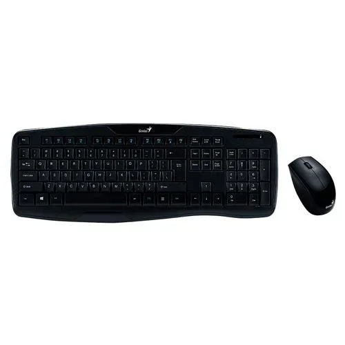 Combo teclado/raton genius kb-8000x inalambrico negro