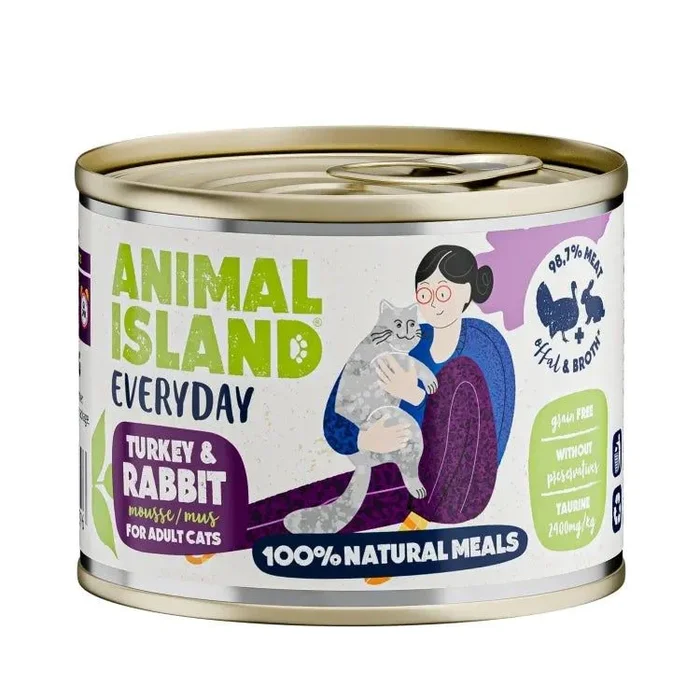 Comida para Gato ANIMAL ISLAND Turkey 200 g – Marca: ANIMAL ISLAND – EAN: 5904905081858