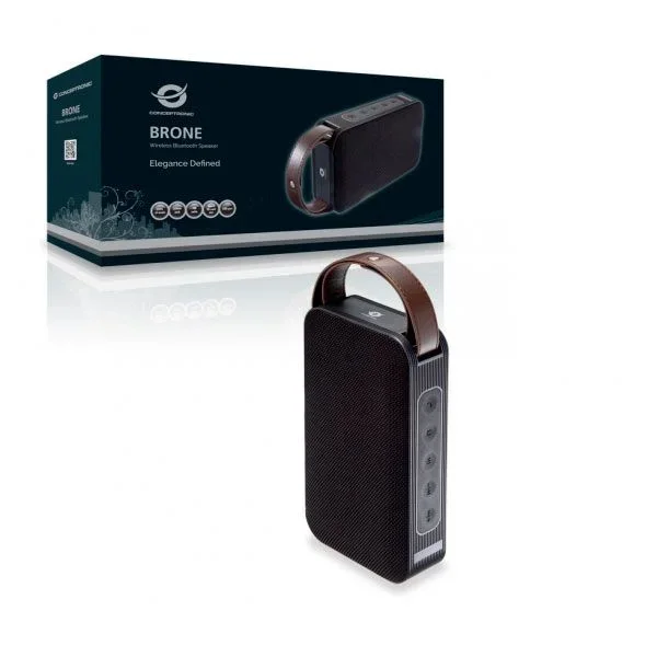 Conceptronic BRONE01B altavoz portátil o de fiesta Altavoz portátil estéreo Negro, Bronce 10 W