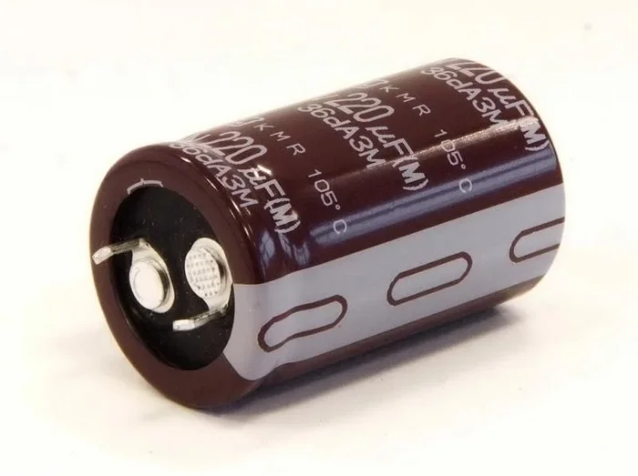 Condensador Electrolitico 220uF 400Vdc Medidas 30x35mm 2pin