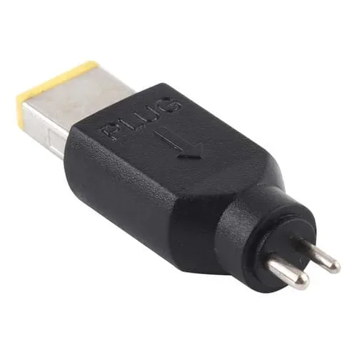 Conector DC Alimentación Macho Cuadrado Grande Dos Pines para Lenovo