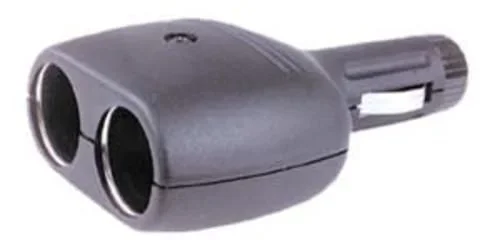 Conector Mechero DOBLE Con Fusible Y Led