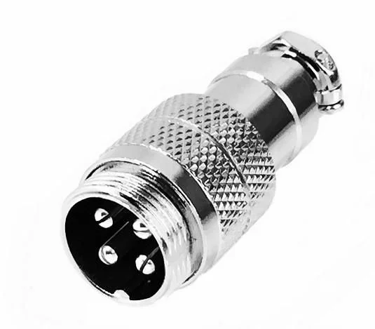 Conector Microfono Macho 4Pin Prolongador Rosca