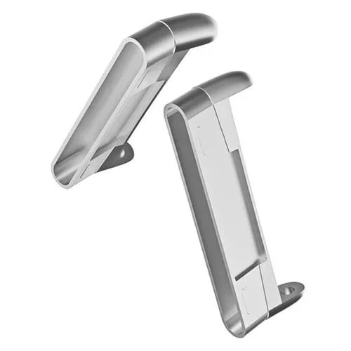 Conectores de Correa Reloj Fitbit Versa 4 / Versa 3 / Sense 2 (Plata) 1 Par