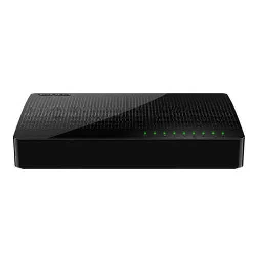 Conmutador de Red de Escritorio Tenda SG108 100/1000M Gigabit 8 Puertos Ethernet LAN Hub (Enchufe del Reino Unido)